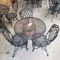 4PC OUTDOOR PATIO SET WITH ROUND TABLE