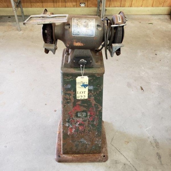 CONTINENTAL DOUBLE WHEEL GRINDER WITH STAND