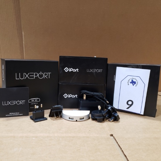 (4) LUXEPORT IPORT USB CHARGE MODULE RETAIL $110.00