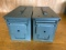 LOT OF 2 AMMO CANS