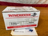 BOX OF WINCHESTER 5.56MM 55GR M193 FMJ RANGE PACK - 200 ROUNDS