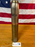 LARGE ARTILLERY SHELL DATED 1917 - 21INCHES TALL