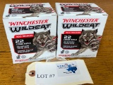(2) BOXES WINCHESTER WILDCAT 22LR 40GR - 1,000 TOTAL ROUNDS