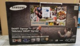 SAMSUNG SMART SIGNAGE TV MODEL RM40D RETAIL $650.00-$800.00