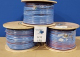 (3) SPOOLS STRUCTURED CAT5 CABLE PRODUCTS 500FT / 152.5M LUT-RED CABLE