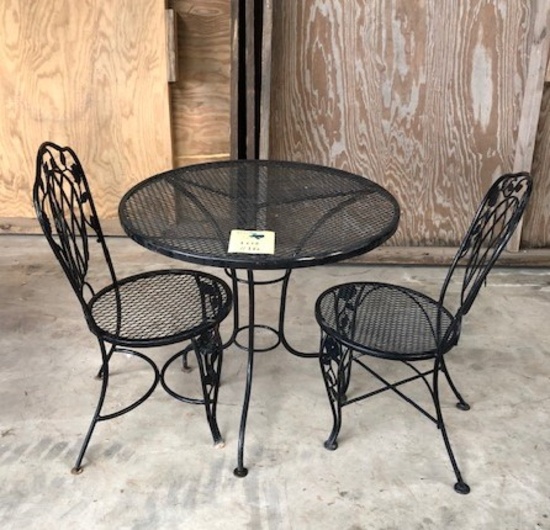 OUTDOOR PATIO TABLE SET - 30" TABLE WITH 2 CHAIRS