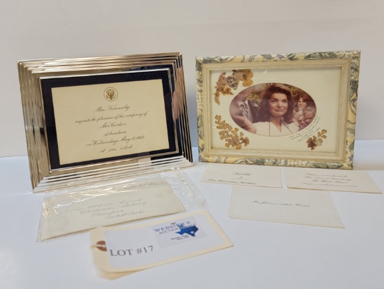 LOT OF JACQUELINE KENNEDY MEMORABILIA