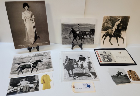 LOT OF JACQUELINE KENNEDY MEMORABILIA