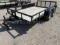 2014 FLATBED BUMPER PULL 12'x7'  TRAILER