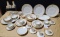 62PC ANTIQUE HUTSCHENREUTHER SELB BAVARIA HAND PAINTED 1921 CHINA