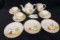 11PC ANTIQUE MINI HAND PAINTED NIPPON TEA SET WITH PLATES