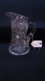CUT CRYSTAL WATER PITCHER