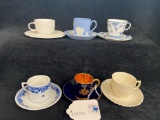 6PC CUPS AND SAUCERS