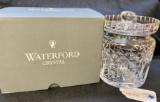 WATERFORD BISCUIT JAR WITH BOX