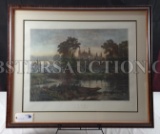 ETON FROM THE THAMES SIGNED PRINT