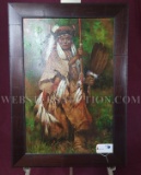 INDIAN CHIEF OIL ON CANVAS