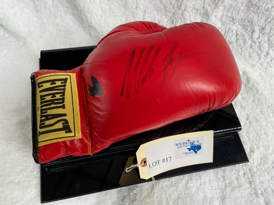 SIGNED MIKE TYSON BOXING GLOVE