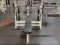 FLEX FITNESS LAYING WEIGHT BENCH WITH BAR AND PLATE WEIGHTS