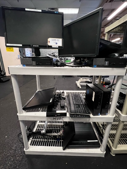 LOT OF DELL COMPUTERS AND SAMSUNG MONITORS