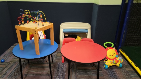 ALL CHILDRENS TOYS, VIDEOS, STORAGE UNITS ETC.