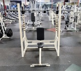 ADJUSTABLE SEATED WEIGHT BENCH WITH BAR