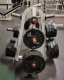 PLATE WEIGHT RACK WITH WEIGHTS