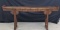 HIGHLY CARVED ANTIQUE BENCH