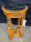 ANTIQUE MARBLE TOP STAND WITH DRAWER