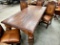JASON ALEXANDER SOLID WOOD TABLE WITH 4 CHAIRS