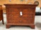 HICKORY & WHITE CHEST OF DRAWERS