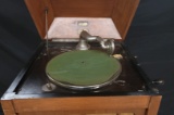 ANTIQUE RELCANTOLA PHONOGRAPH MUSIC BOX WITH CABINET