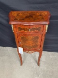 ANTIQUE FRENCH PROVINCIAL LOUIS XV STYLE INLAID COMMODE
