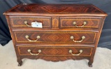 INLAID WOOD CHEST