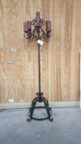 WROUGHT IRON CANDELABRA STAND