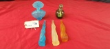 LOT OF PERFUMES AND ART GLASS