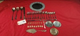 LOT OF SILVER PLATE SERVING PIECES