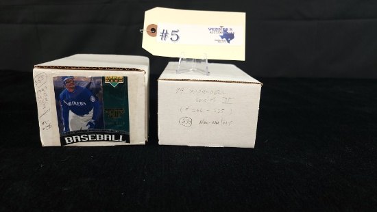 2 - BOXES UPPER DECK 1999 BASEBALL CARD SETS