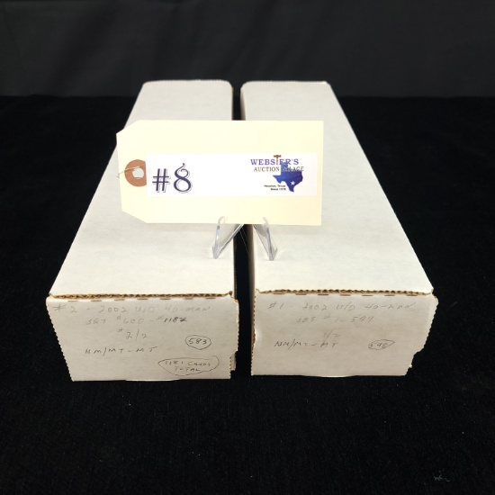 2 - 2002 UPPER DECK BASEBALL CARD SETS