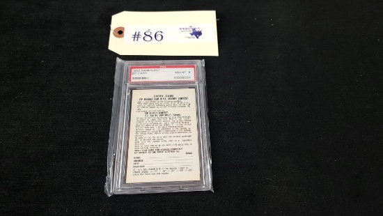 1962 PARKHURST ZIP CARD PSA NM-MT 8