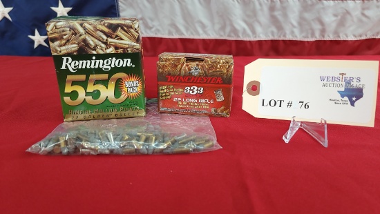 LOT OF .22  CALIBER AMMUNITION