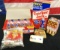 LOT OF SPORTS FOOD - CRACKER JACKS, SHORTBREAD AND CHOCOLATE CHIP COOKIES