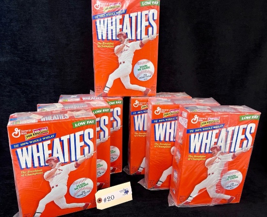 LARGE LOT OF UNOPENED WHEATIES SPORTS CEREAL BOXES