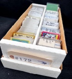 BOX OF TOPPS, FLEER, DONRUSS CARDS 1969-1985