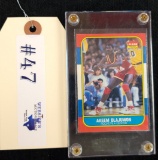 1986 FLEER AKEEM OLAJUWON BASKETBALL CARD