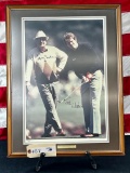 SIGNED BYRON NELSON AND TOM WATSON BY BRIAN D. MORGAN - SIGNED BY ARTIST