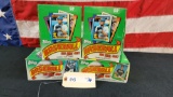 4 - BOXES OF TOPPS 1990 BASEBALL BUBBLE GUM TRADING CARDS