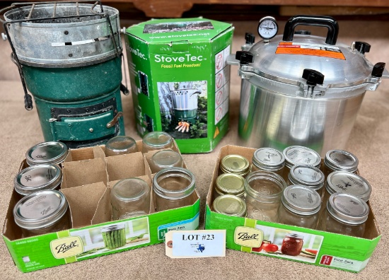 ALL-AMERICAN PRESSURE CANNER & COOKER & ROCKET STOVE