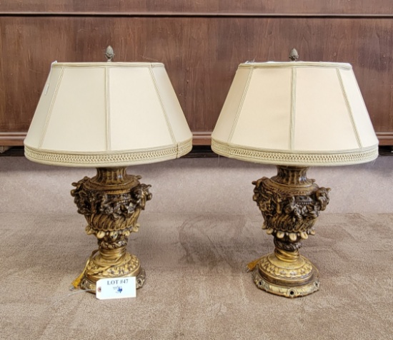 PAIR OF CHELSEA HOUSE LAMPS