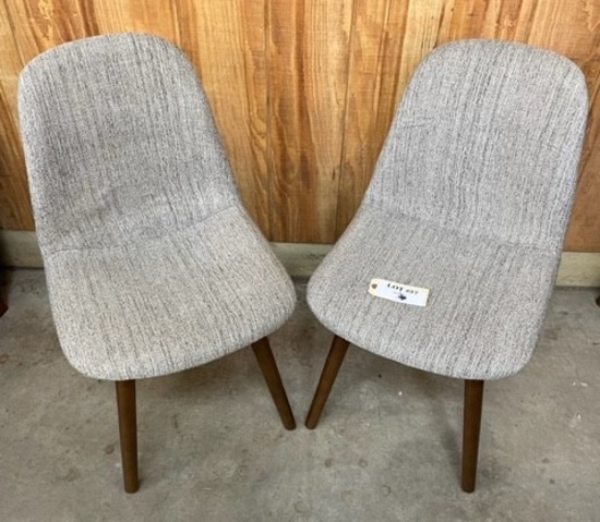 PAIR OF WORLD MARKET CHAIRS