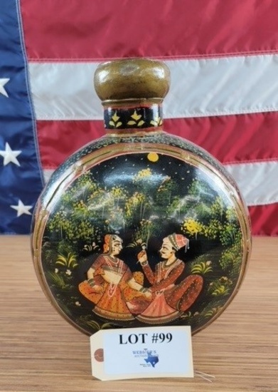 VINTAGE HAND PAINTED CANTEEN